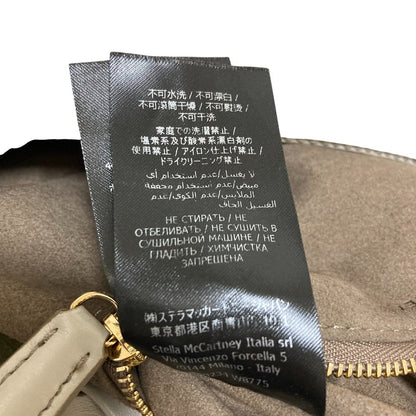 ステラマッカートニー Medium Zip Logo Debossed ショルダーバッグ