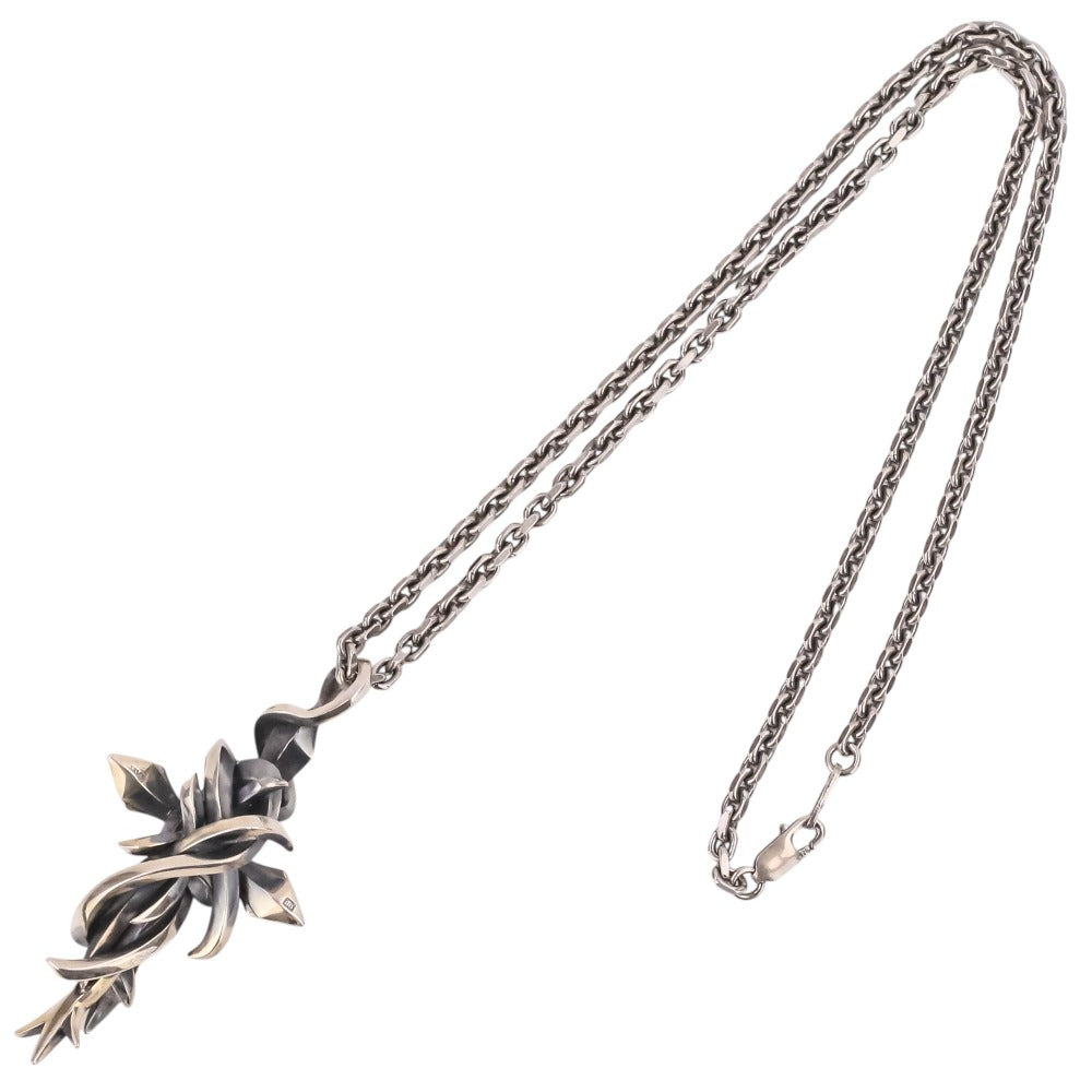 エムズコレクション TENTACLES CROSS PENDANT L シルバー925ネックレス