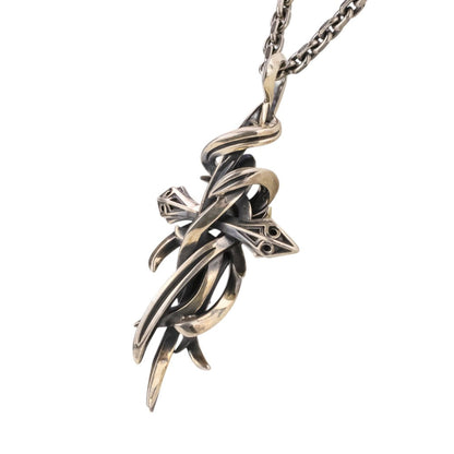 エムズコレクション TENTACLES CROSS PENDANT L シルバー925ネックレス