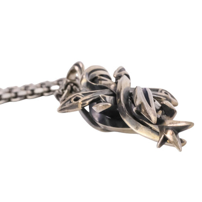 エムズコレクション TENTACLES CROSS PENDANT L シルバー925ネックレス