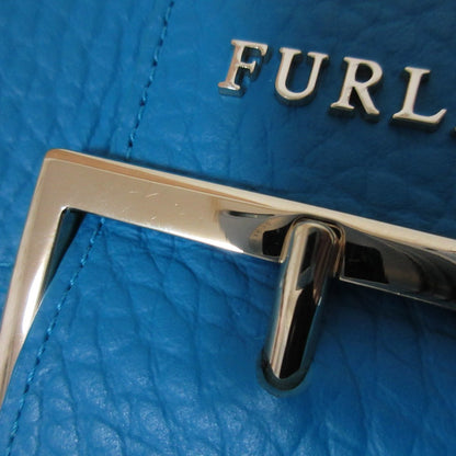 フルラ FLO レザーショルダーバッグ