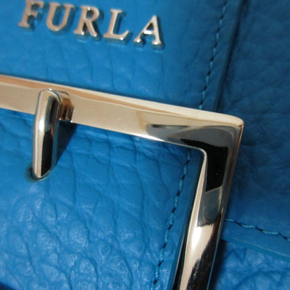 フルラ FLO レザーショルダーバッグ