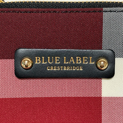 ブルーレーベルクレストブリッジ チェックコンパクトウォレット