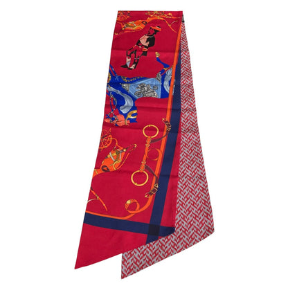 エルメス TOUT EN CARRE シルク マキシツイリー