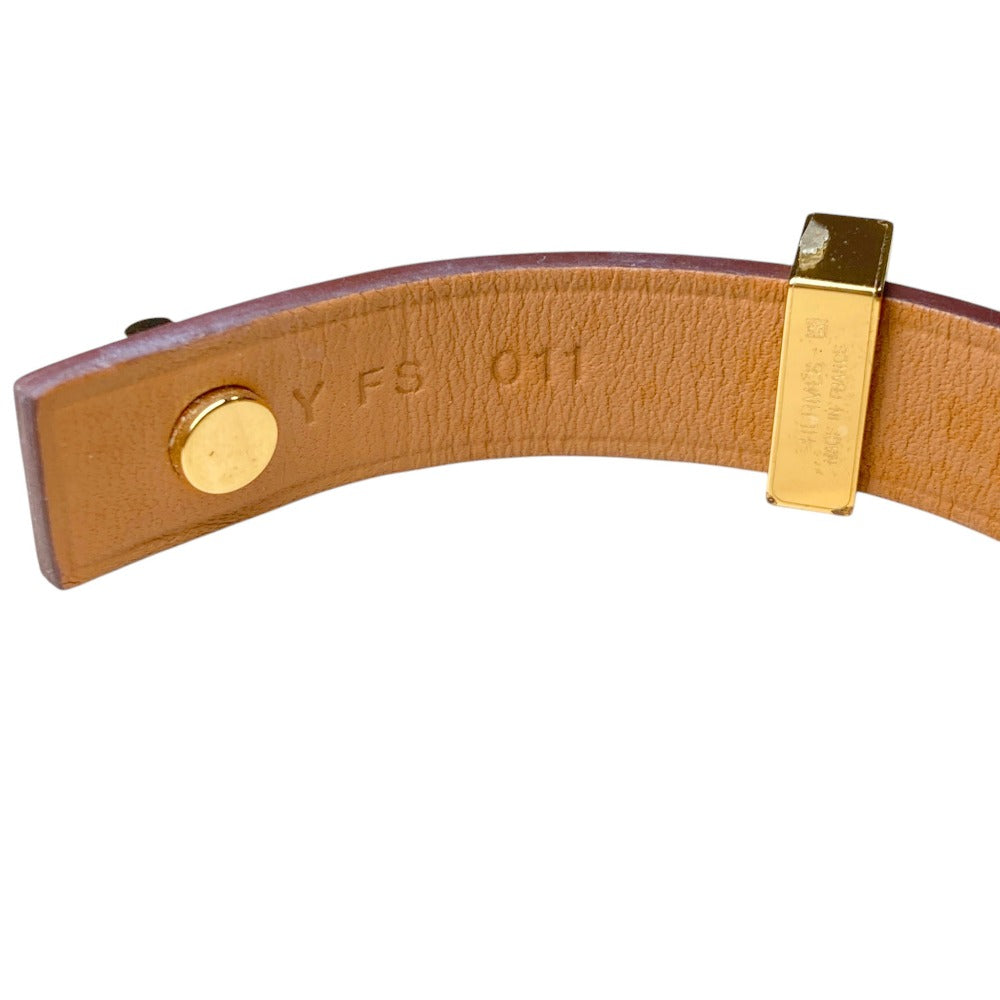 エルメス アスドゥクール レザーブレスレット 18.5cm