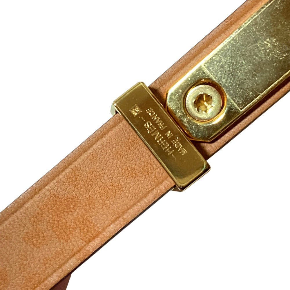エルメス アスドゥクール レザーブレスレット 18.5cm