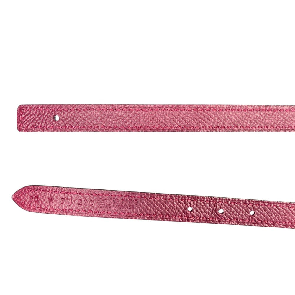 エルメス リバーシブルカーフレザーベルト13mm 80