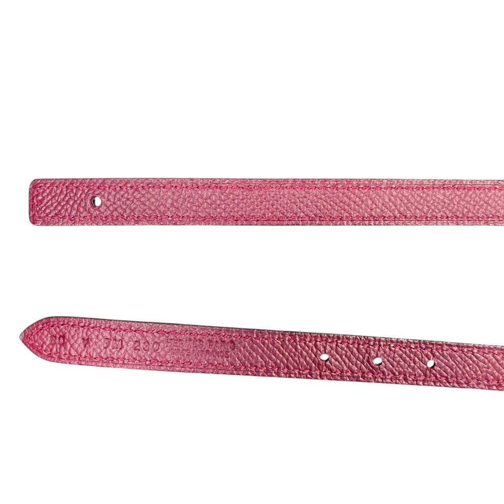 エルメス リバーシブルカーフレザーベルト13mm 80