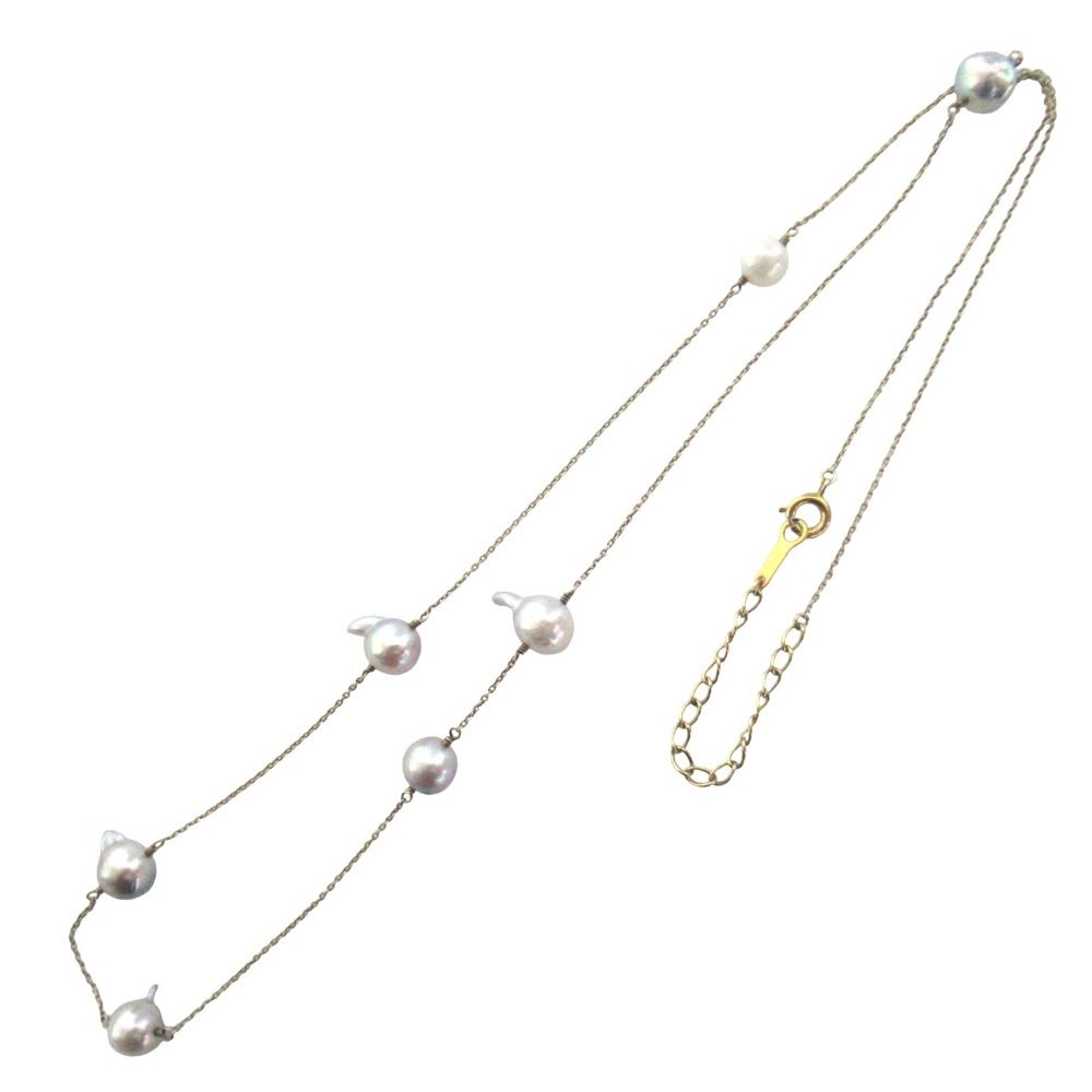 シルバー925パールネックレス