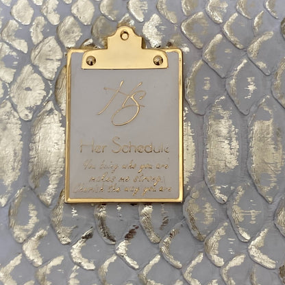 ハースケジュール パイソンレザー長財布