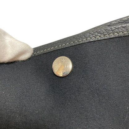エルメス ガーデンパーティーPM キャンバス レザートートバッグ