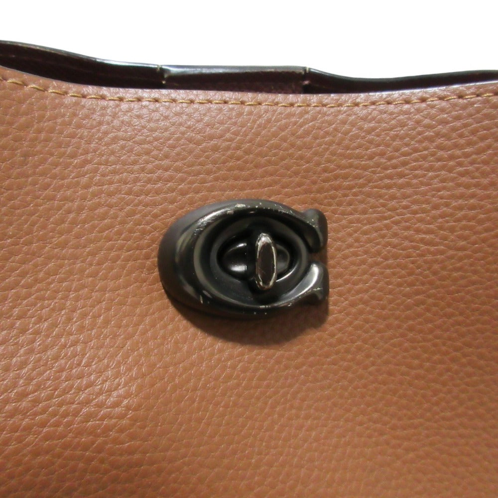 コーチ Willow レザー2wayトートバッグ