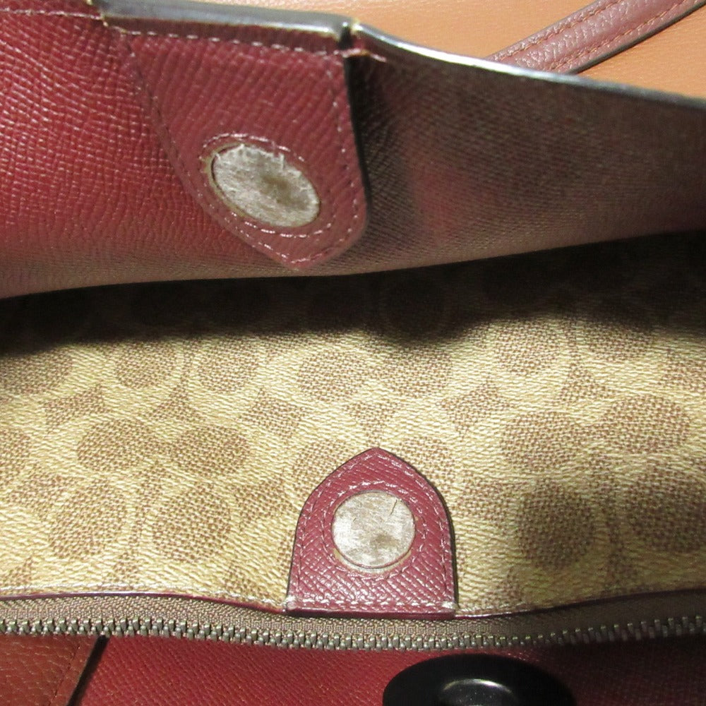 コーチ Willow レザー2wayトートバッグ