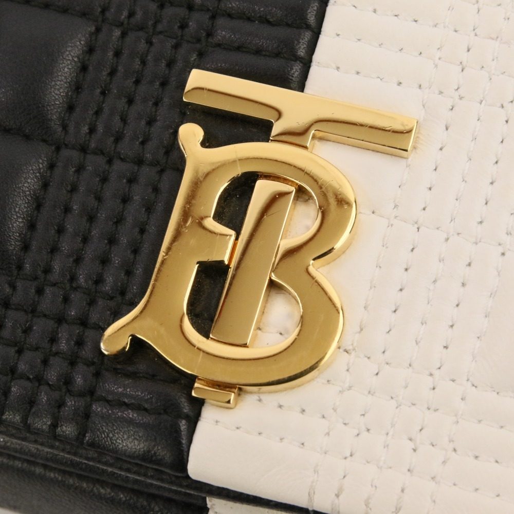 バーバリー ローラスモール レザーショルダーバッグ