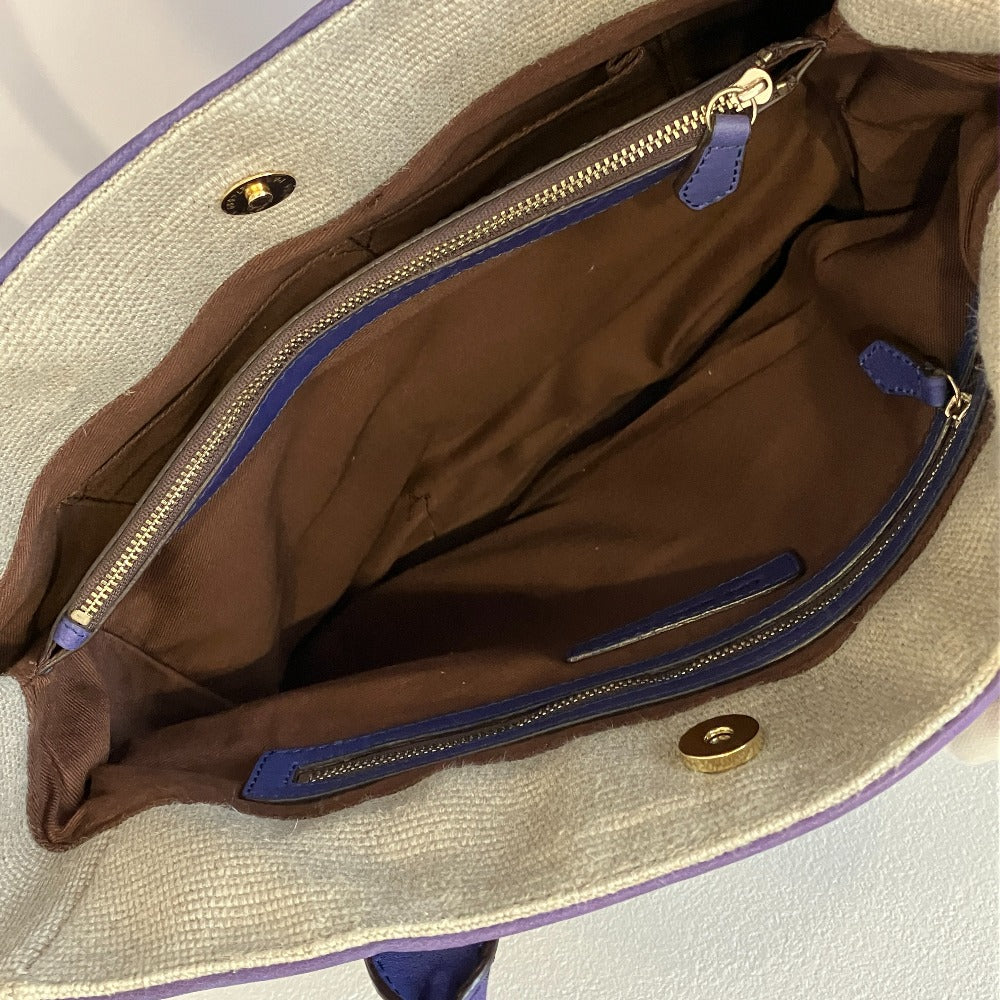 ティラマーチ レザーキャンバストートバッグ