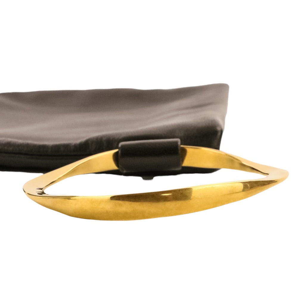 ザロウ GEO BRACELET レザークラッチバッグ