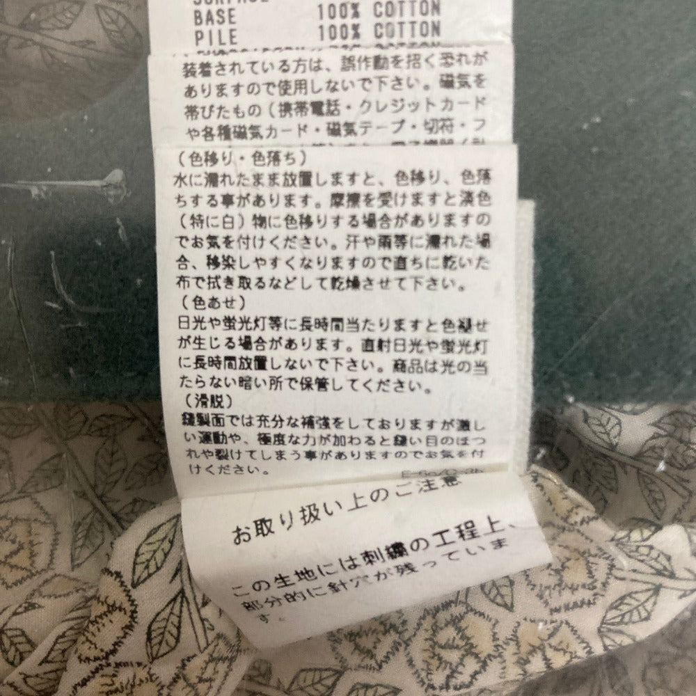 ミナペルホネン flag bag chum ベルベットハンドバッグ