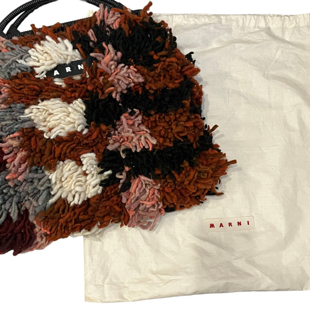 マルニ Woolyクロシェ ハンドバッグ