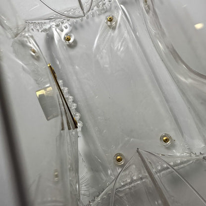 マメクロゴウチ Transparent Sculptural PVCハンドバッグ