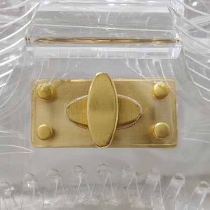 マメクロゴウチ Transparent Sculptural PVCハンドバッグ