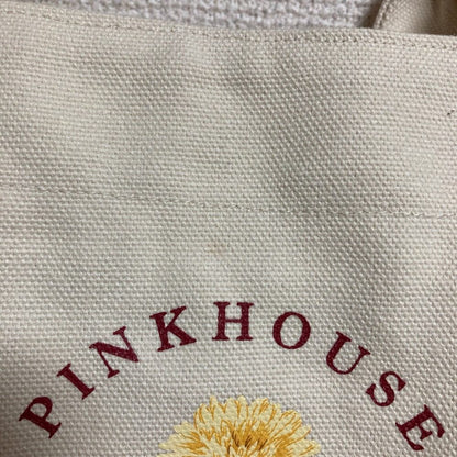 ピンクハウス タンポポプリントキャンバストートバッグ
