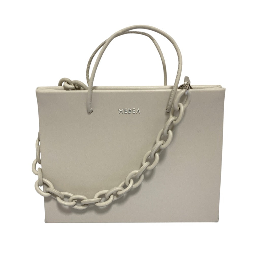 メディア HANNA レザー2wayショッパーバッグ