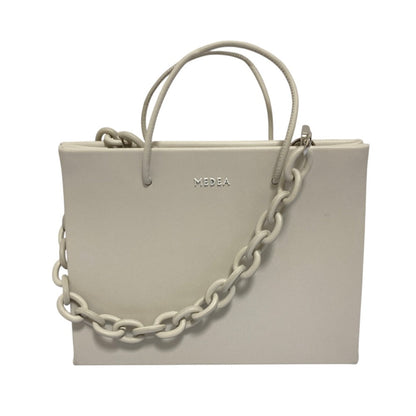 メディア HANNA レザー2wayショッパーバッグ
