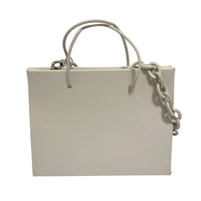 メディア HANNA レザー2wayショッパーバッグ