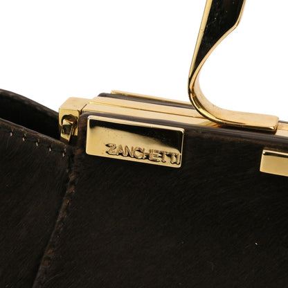 ザンケッティ AMLETO MINI ハラコ2wayバッグ