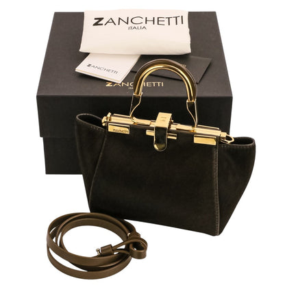 ザンケッティ AMLETO MINI ハラコ2wayバッグ