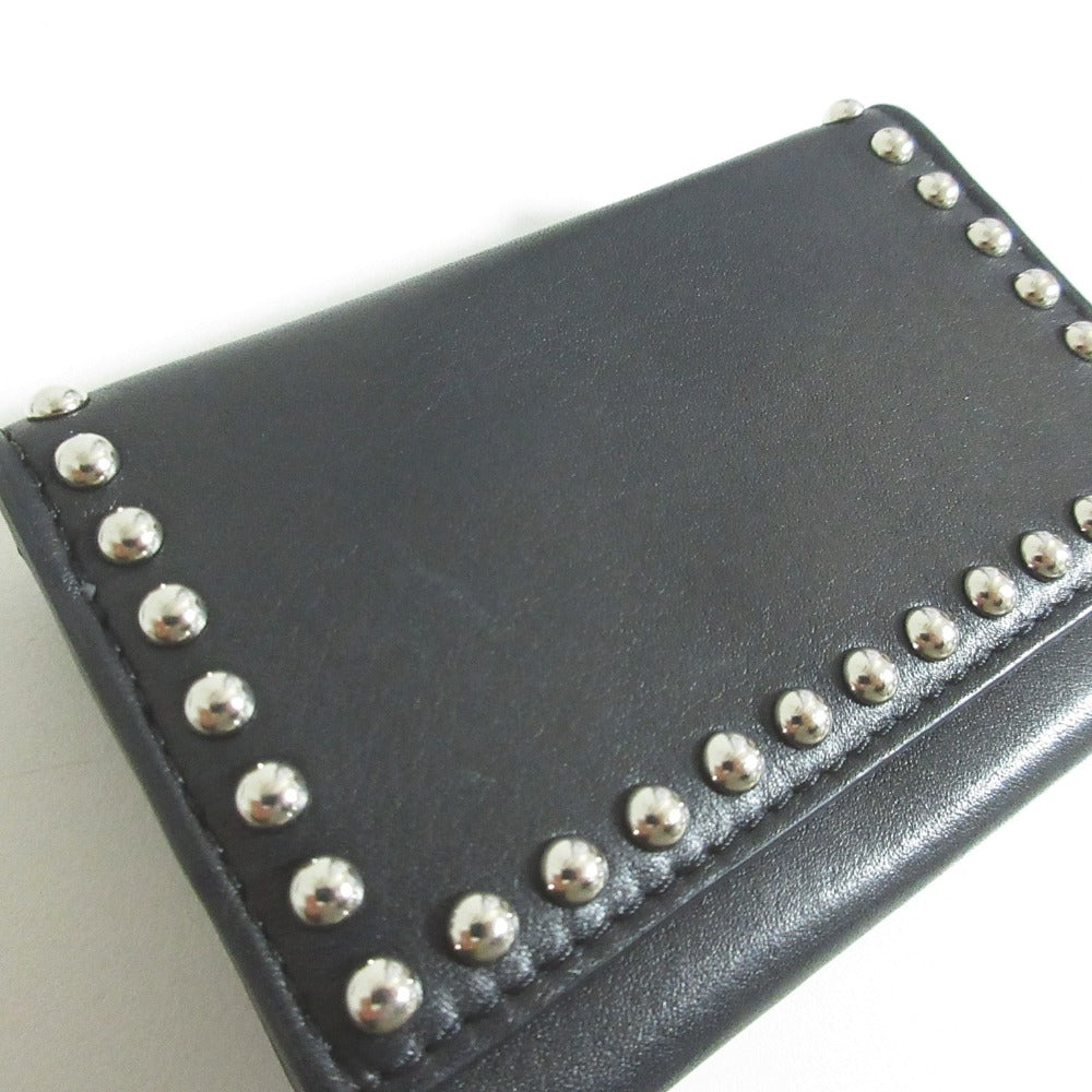 ジェイアンドエムデヴィッドソン FOLD WALLET WITH STUDS レザー三つ折り財布