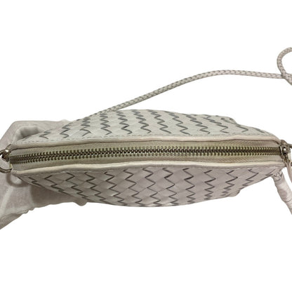 ドラゴン Chunky Fellini Pochette レザーメッシュショルダーバッグ