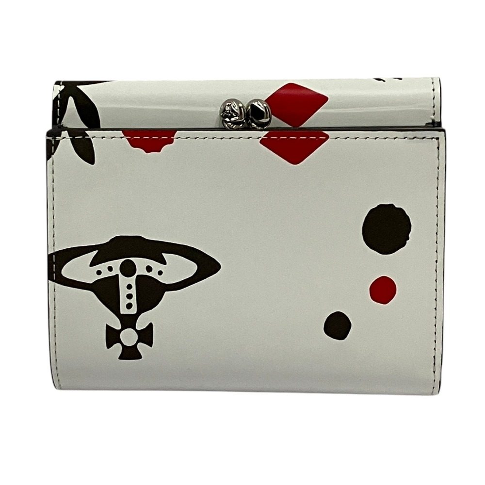 ヴィヴィアンウエストウッド CLOWN PRINT レザー財布