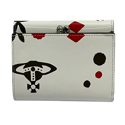 ヴィヴィアンウエストウッド CLOWN PRINT レザー財布