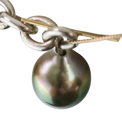 カフカ AROQUE PEARL Au750×シルバー 2wayネックレスブレスレット