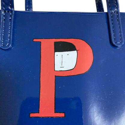 カーサピッコーネ エナメルハンドバッグ