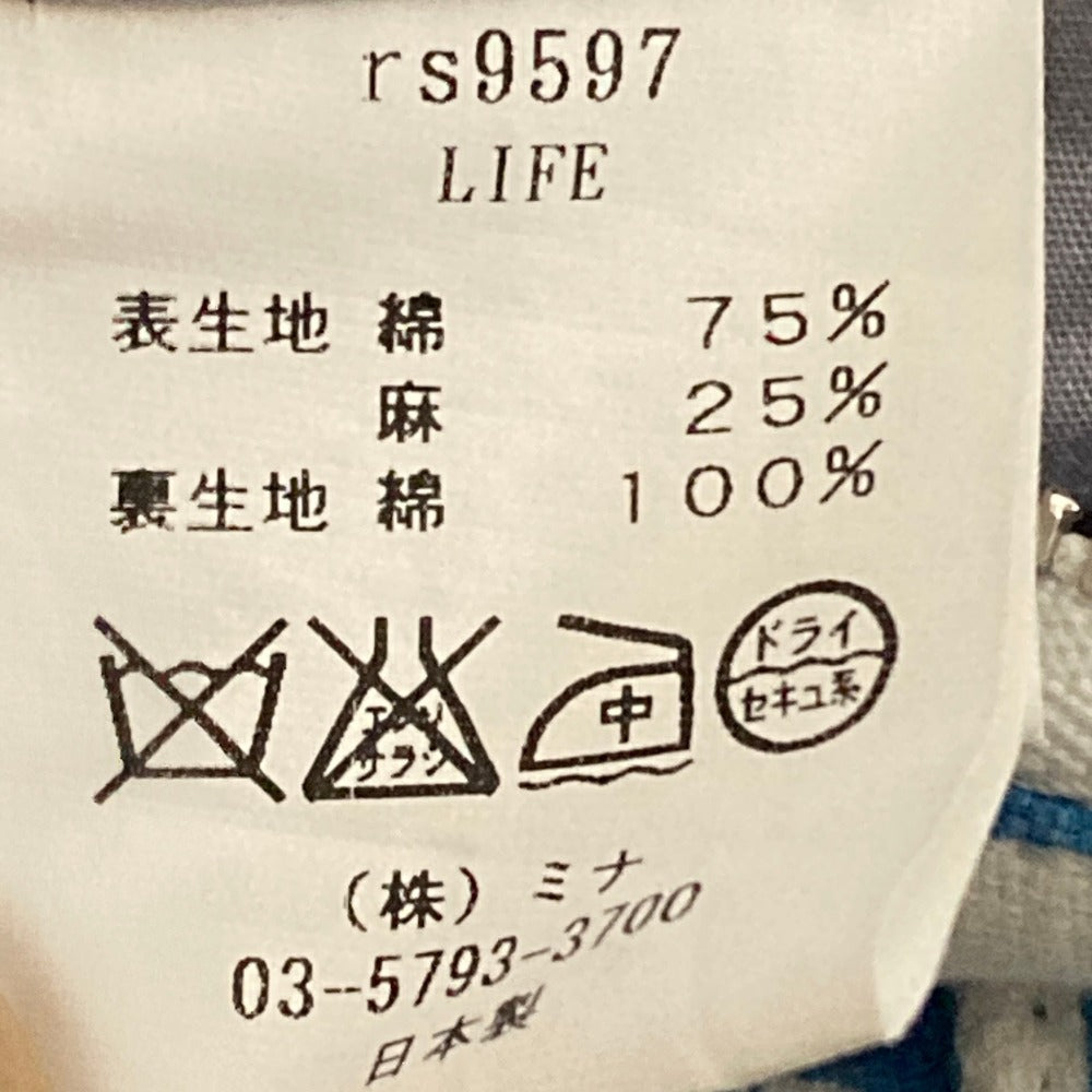 ミナペルホネン LIFE コットンリネンキャンバス ショルダーバッグ