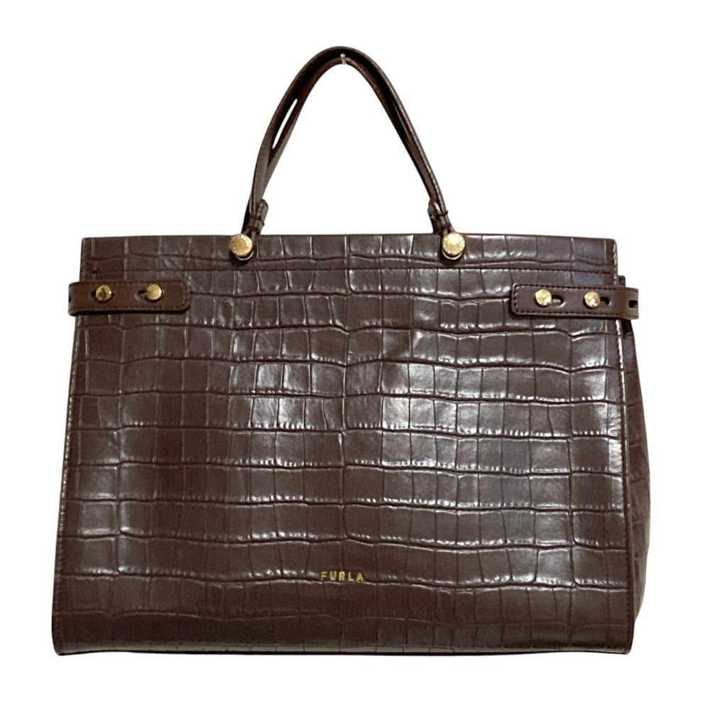 フルラ Lady レザー2wayトートバッグ