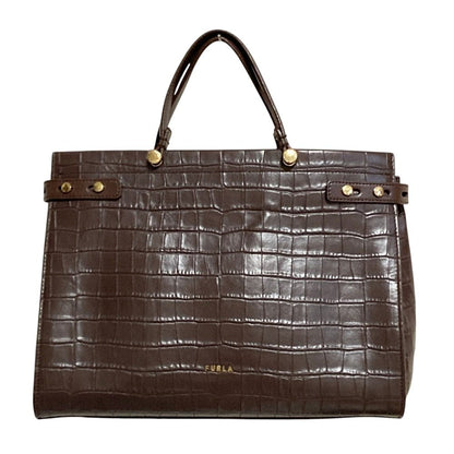 フルラ Lady レザー2wayトートバッグ
