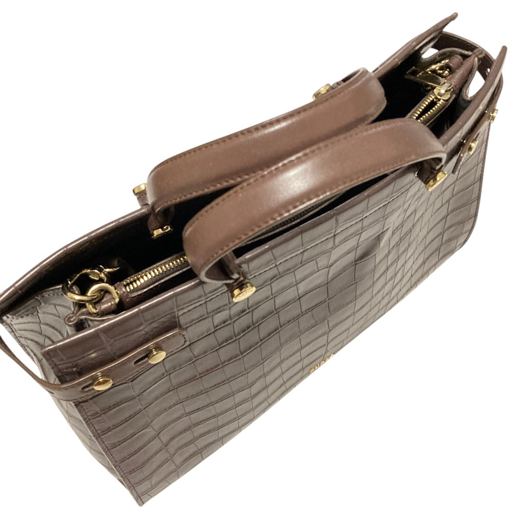 フルラ Lady レザー2wayトートバッグ