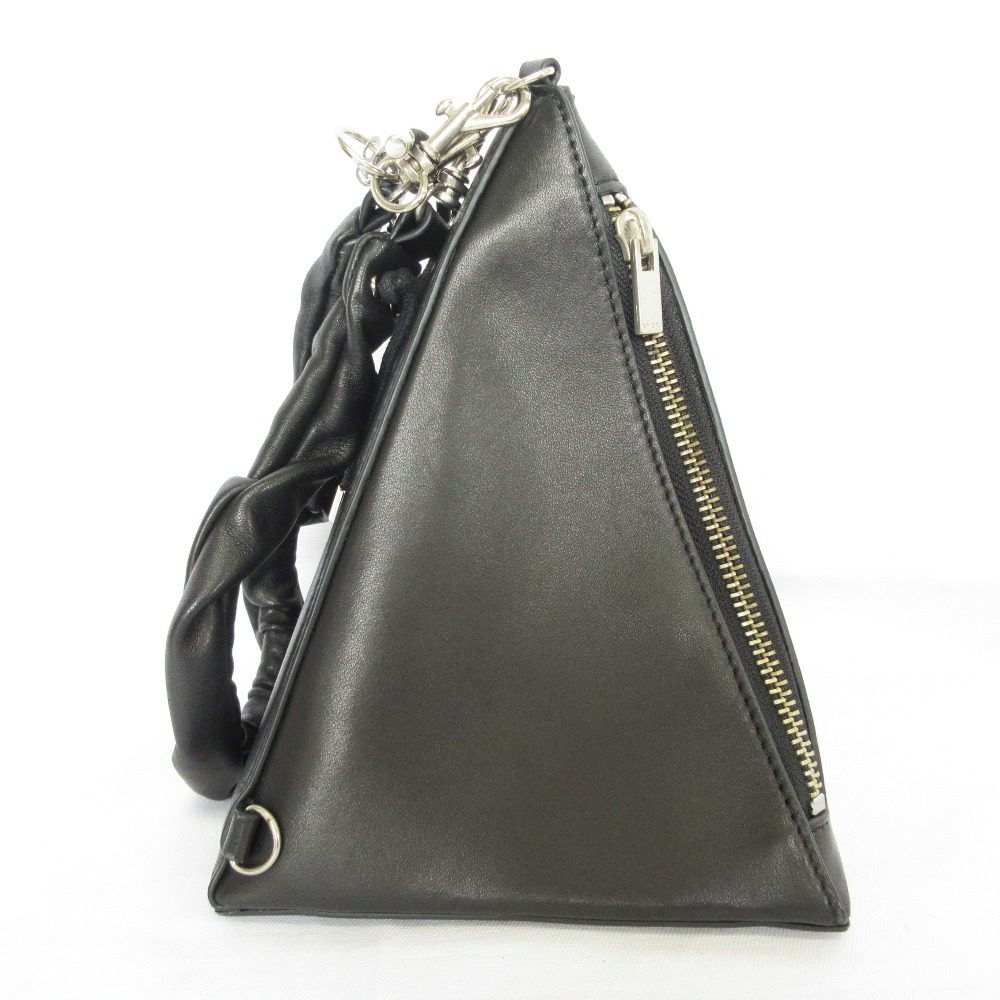 アメリヴィンテージ PYRAMID CHAIN レザーハンドバッグ