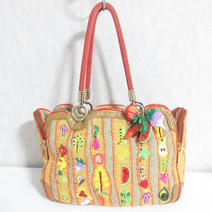 ジャマンピュエッシュ ビーズ刺繍トートバッグ
