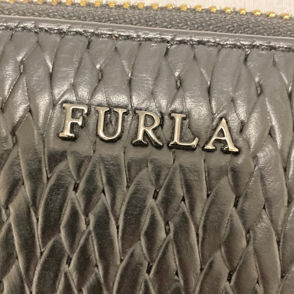フルラ レザーコンパクトウォレット