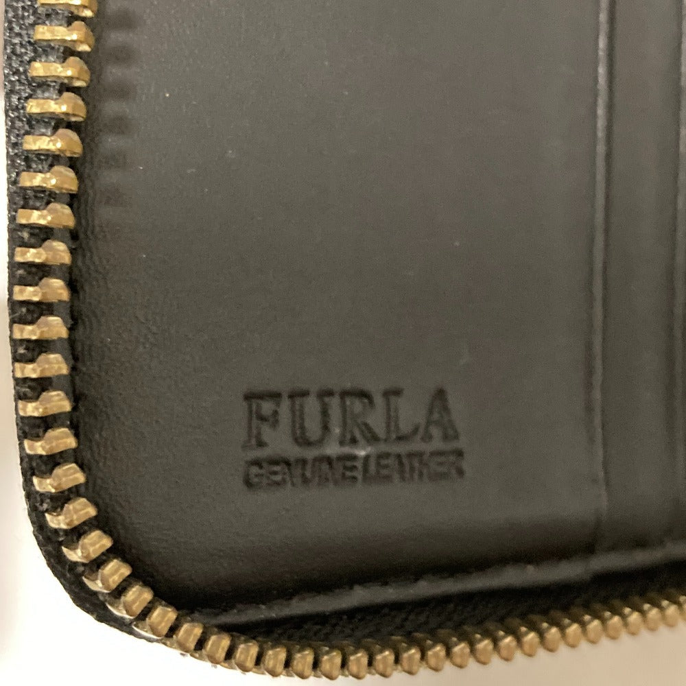 フルラ レザーコンパクトウォレット