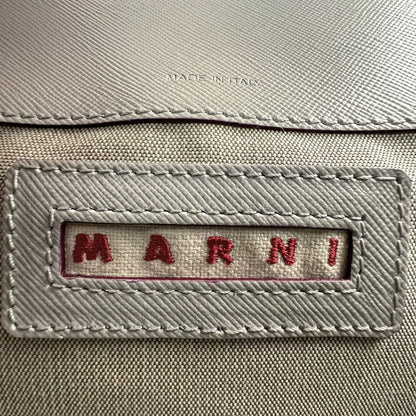 マルニ Trunk レザーショルダーバッグ
