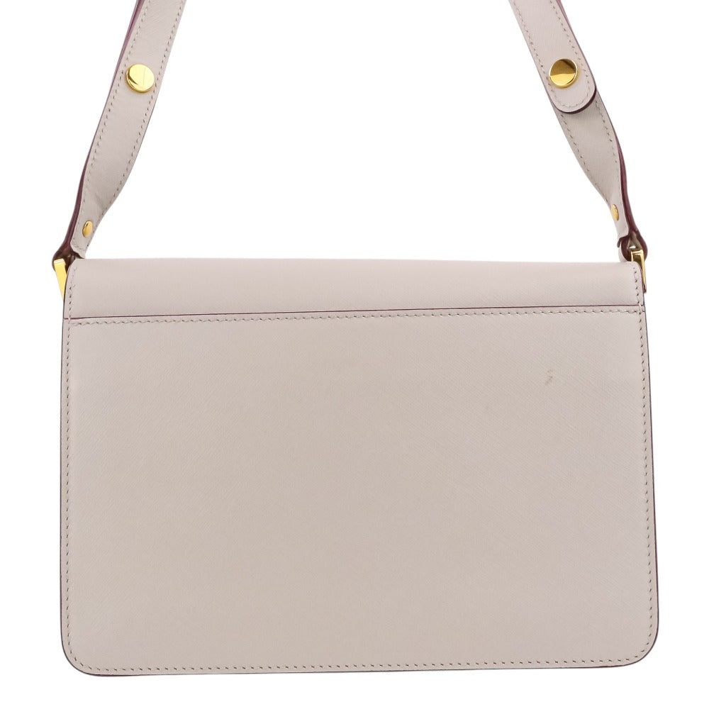マルニ Trunk レザーショルダーバッグ