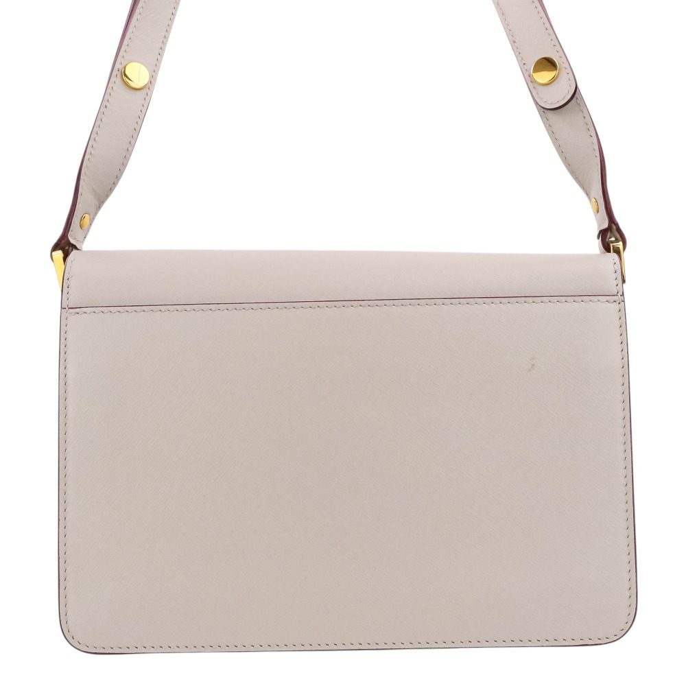 マルニ Trunk レザーショルダーバッグ