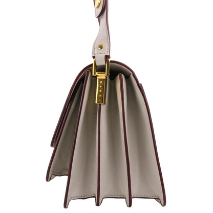 マルニ Trunk レザーショルダーバッグ