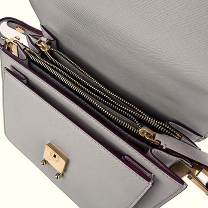 マルニ Trunk レザーショルダーバッグ
