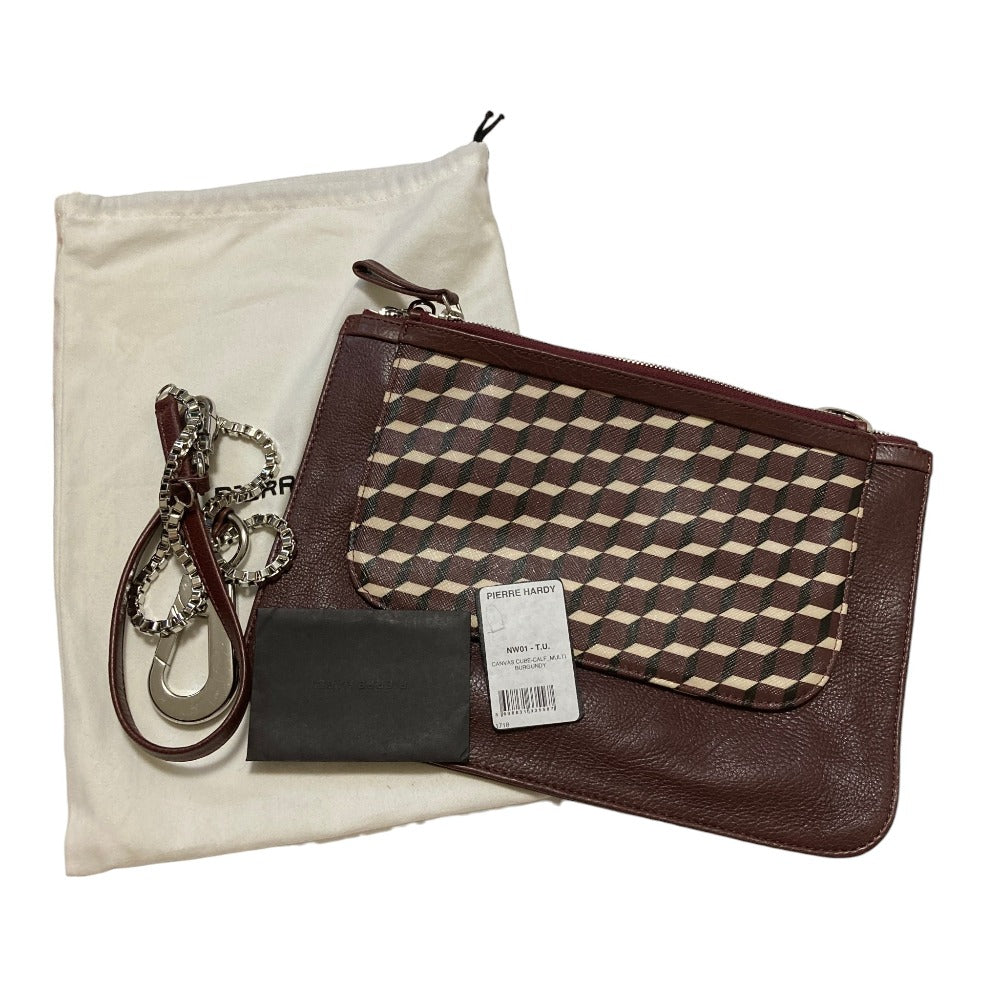 ピエールアルディ CANVAS CUBE CALF MULTI ショルダーバッグ